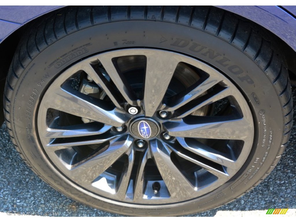 2015 WRX Limited - Galaxy Blue Pearl / Carbon Black photo #24
