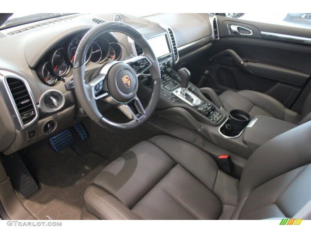 Agate Grey Interior 2016 Porsche Cayenne GTS Photo #104683800