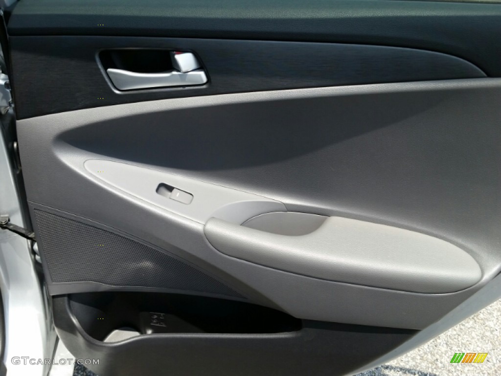 2011 Sonata GLS - Radiant Silver / Gray photo #12