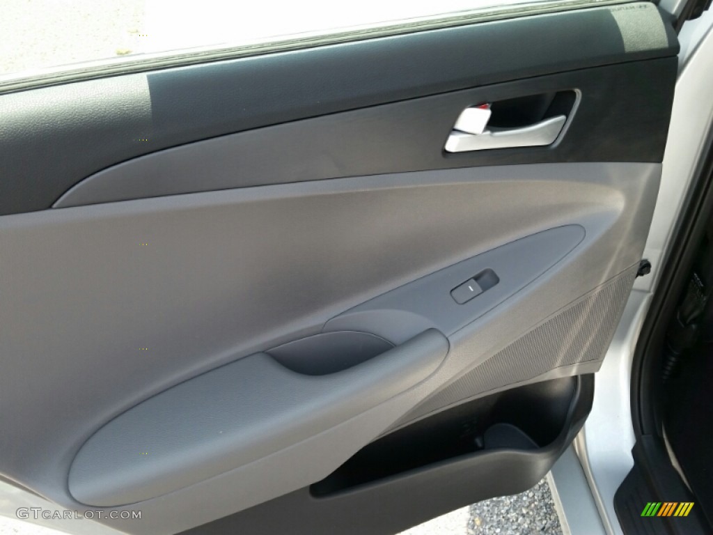 2011 Sonata GLS - Radiant Silver / Gray photo #24