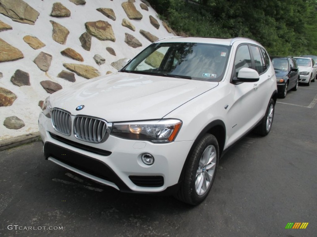 Alpine White 2016 BMW X3 xDrive28i Exterior Photo #104690091