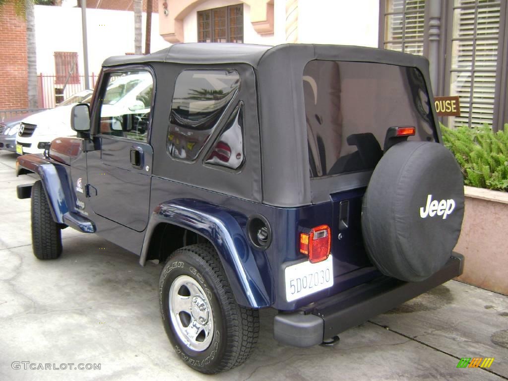 2003 Wrangler X 4x4 Freedom Edition - Patriot Blue / Dark Slate Gray photo #3