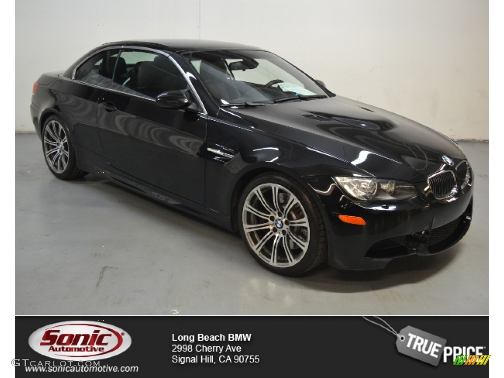 2008 M3 Convertible - Jet Black / Black photo #1