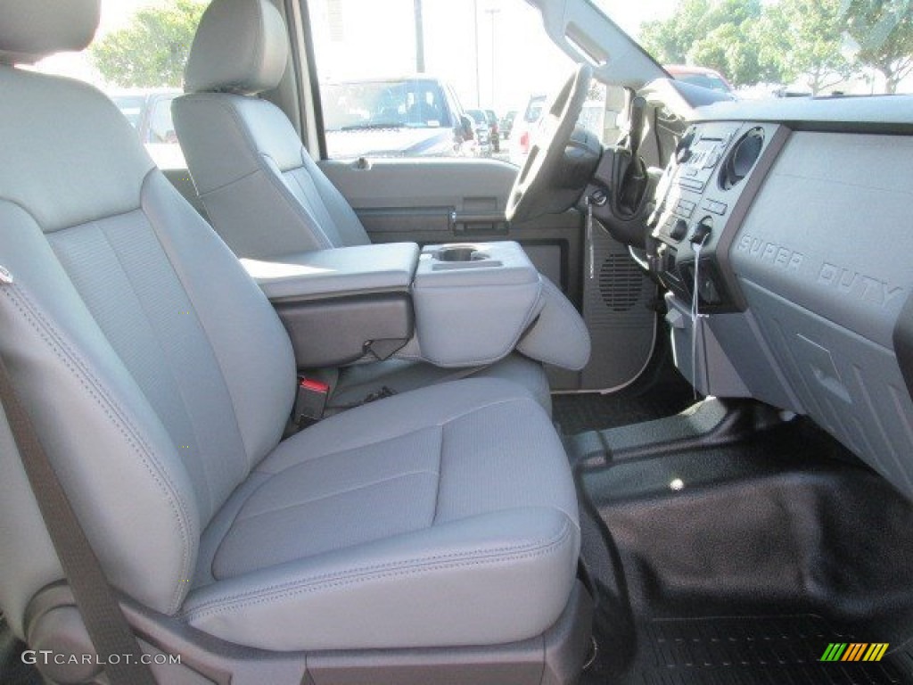 2015 F250 Super Duty XL Crew Cab - Oxford White / Steel photo #19