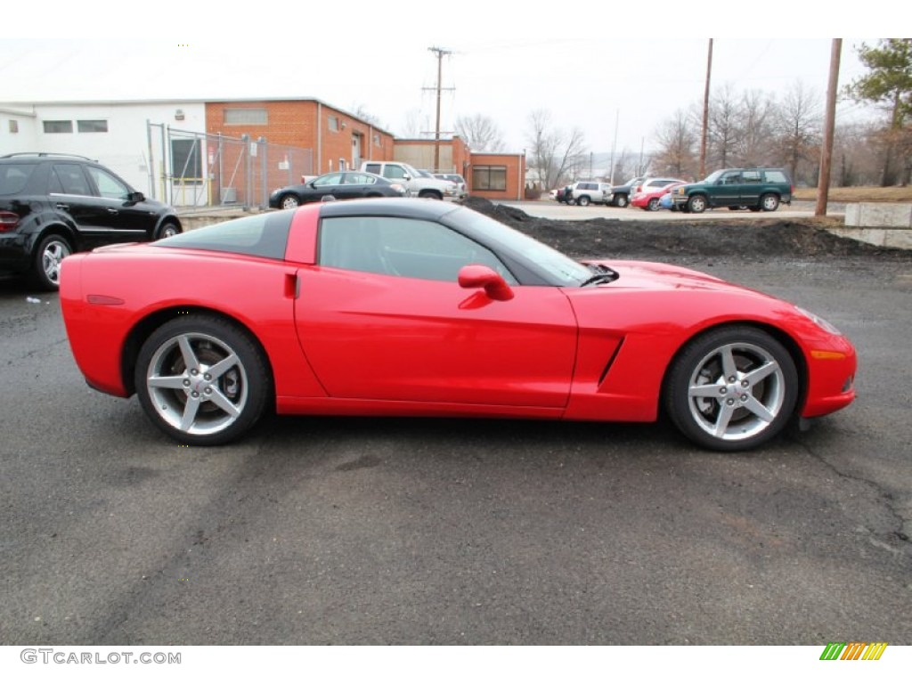 2005 Corvette Coupe - Precision Red / Ebony photo #6