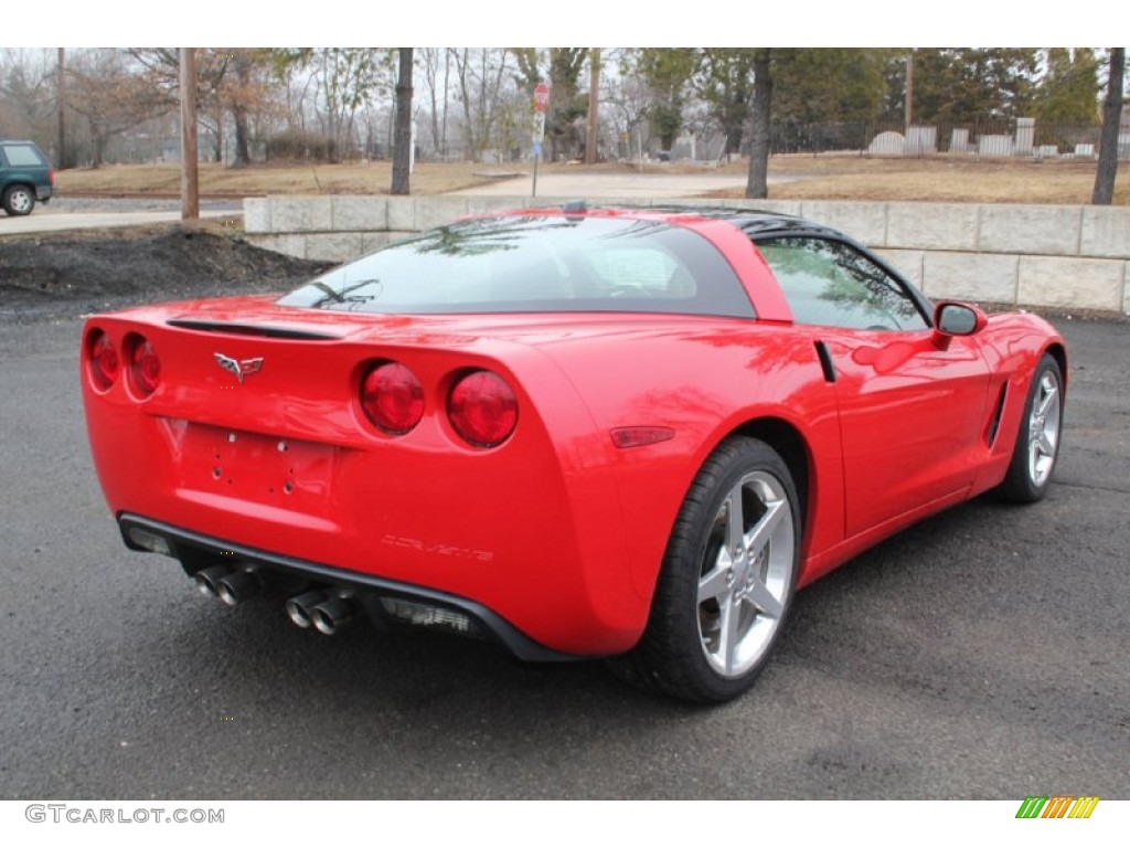 2005 Corvette Coupe - Precision Red / Ebony photo #7
