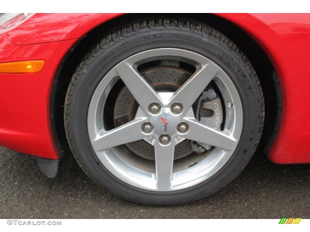 2005 Corvette Coupe - Precision Red / Ebony photo #12