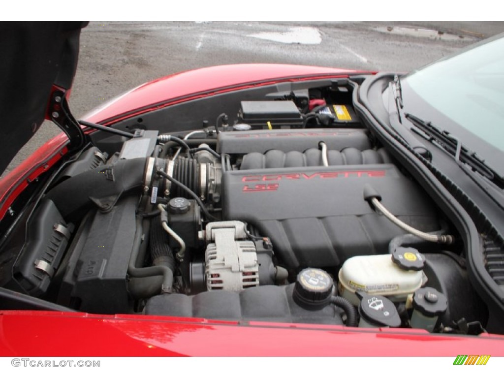 2005 Corvette Coupe - Precision Red / Ebony photo #16