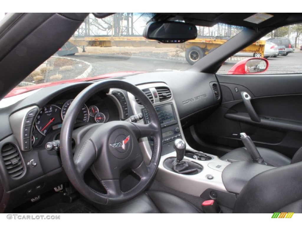 2005 Corvette Coupe - Precision Red / Ebony photo #45