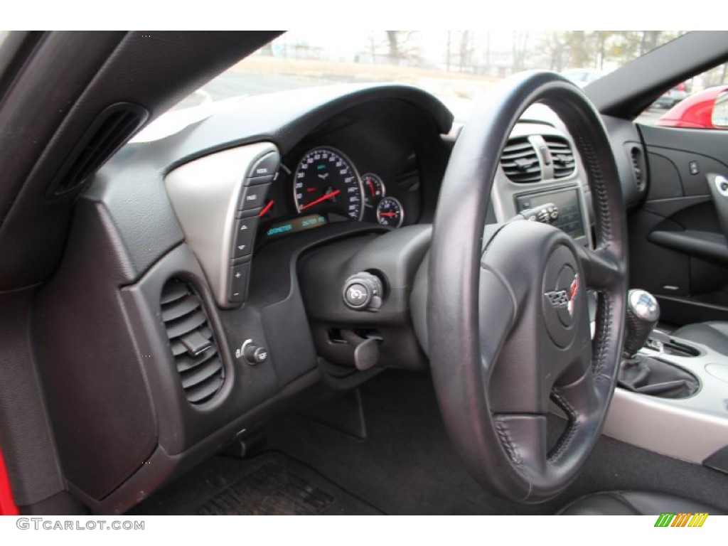 2005 Corvette Coupe - Precision Red / Ebony photo #52