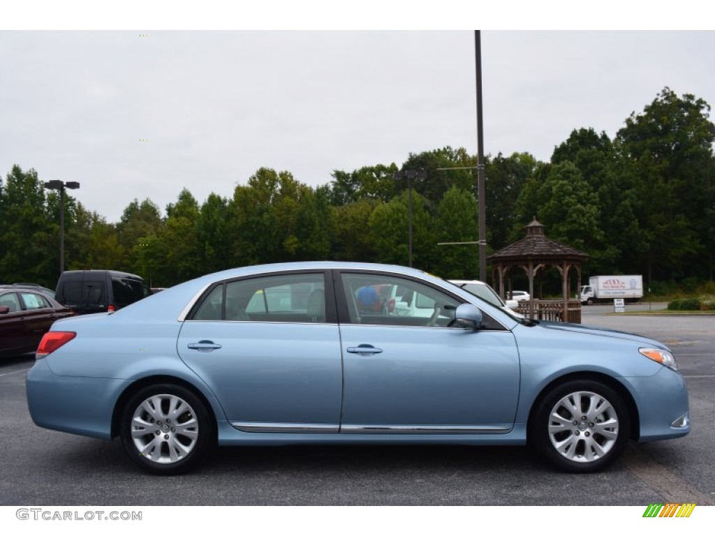 2011 Avalon Limited - Zephyr Blue Metallic / Light Gray photo #2