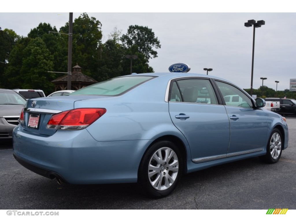 2011 Avalon Limited - Zephyr Blue Metallic / Light Gray photo #4