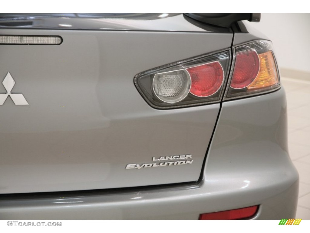 2014 Lancer Evolution GSR - Mercury Gray / Black photo #23