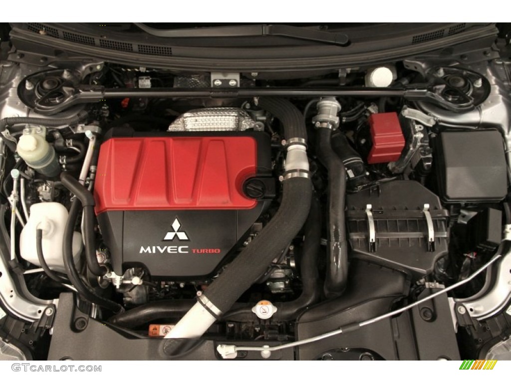 2014 Lancer Evolution GSR - Mercury Gray / Black photo #24