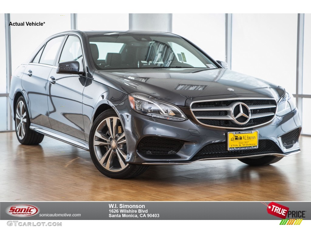 2016 E 350 Sedan - Steel Grey Metallic / Black photo #1