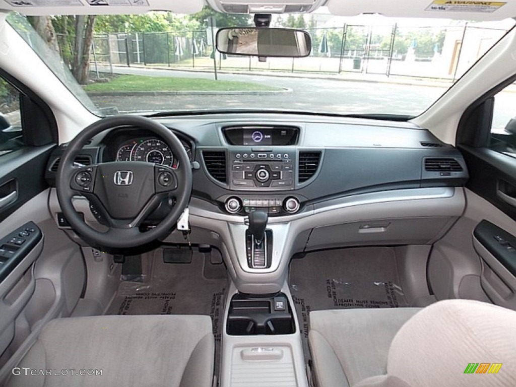 2014 CR-V LX AWD - White Diamond Pearl / Gray photo #13