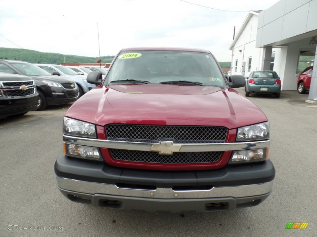 2004 Silverado 1500 Z71 Crew Cab 4x4 - Sport Red Metallic / Dark Charcoal photo #2