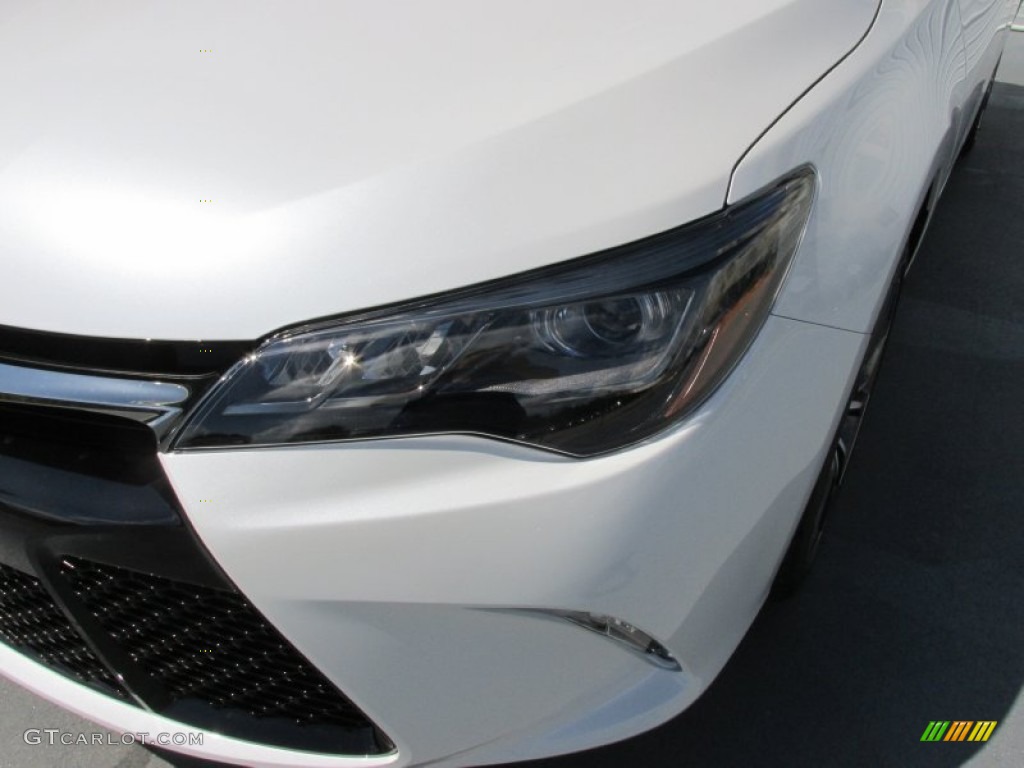 2015 Camry XSE V6 - Blizzard Pearl White / Black photo #9