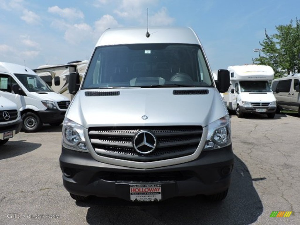 2015 Sprinter 2500 High Roof Cargo Van - Brilliant Silver Metallic / Black photo #2
