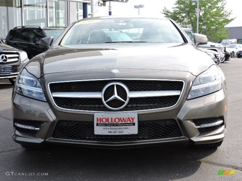 2012 CLS 550 4Matic Coupe - Indium Grey Metallic / Almond/Mocha photo #2