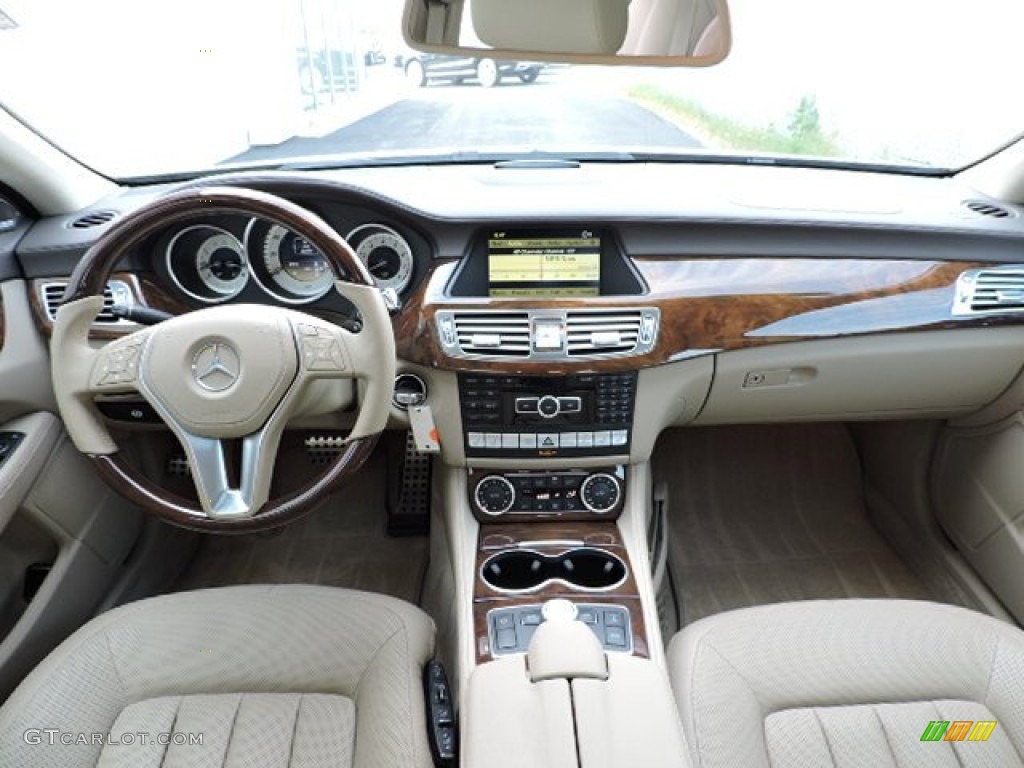 2012 CLS 550 4Matic Coupe - Indium Grey Metallic / Almond/Mocha photo #9