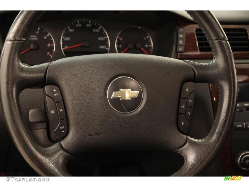 2006 Chevrolet Impala LT Ebony Black Steering Wheel Photo #104705901