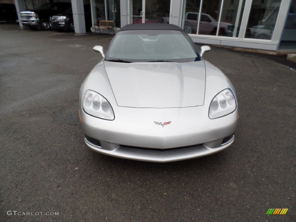 2005 Corvette Convertible - Machine Silver / Ebony photo #2