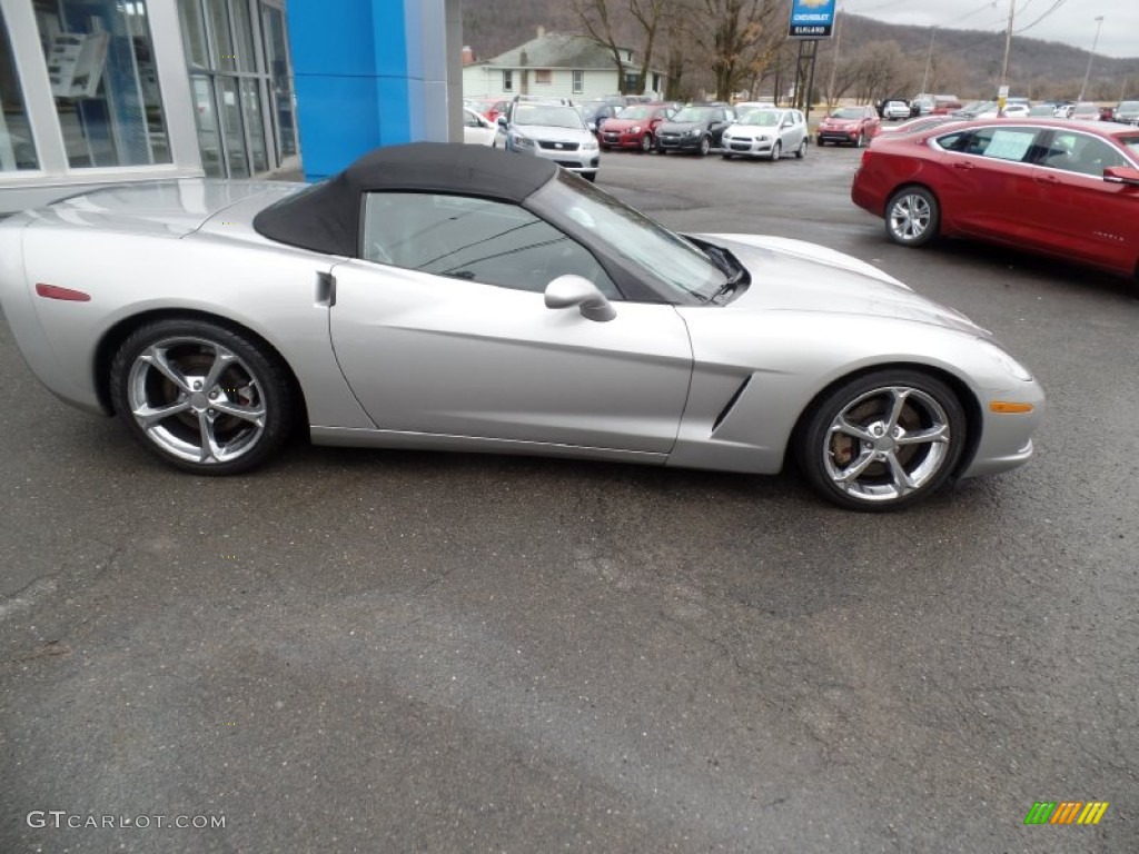 2005 Corvette Convertible - Machine Silver / Ebony photo #4