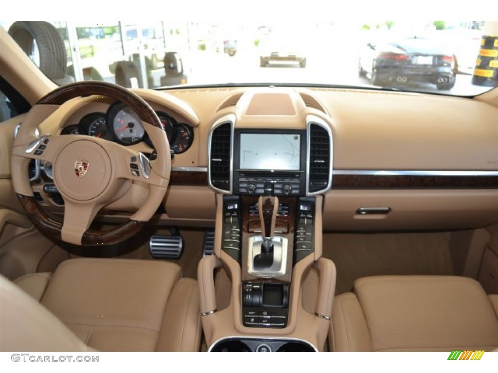 2011 Porsche Cayenne S Luxor Beige Dashboard Photo #104708235