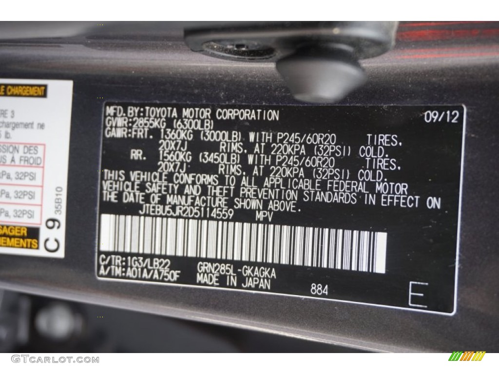 2013 4Runner Limited 4x4 - Magnetic Gray Metallic / Black Leather photo #26