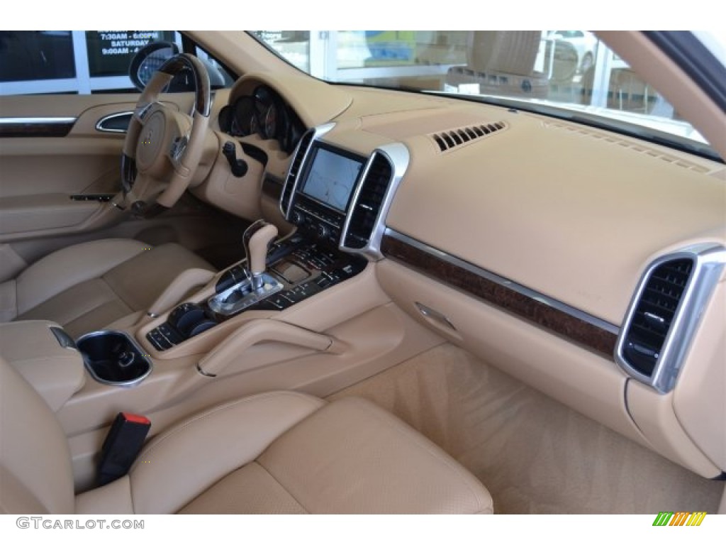 2011 Porsche Cayenne S Luxor Beige Dashboard Photo #104708985