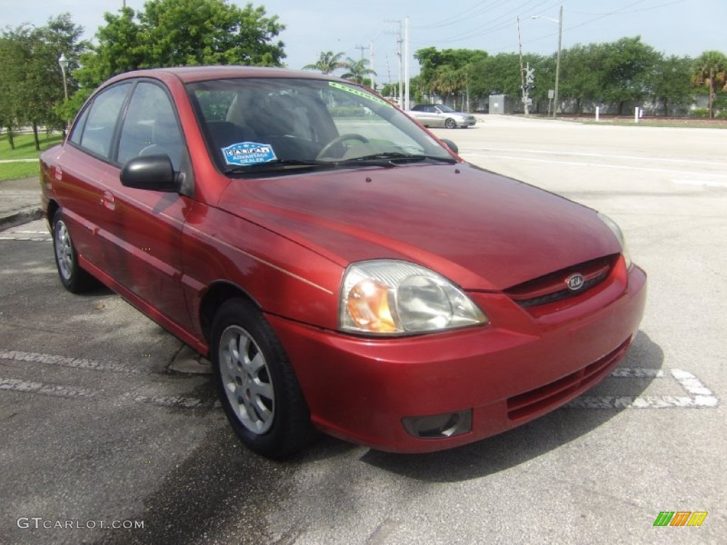 Cinnamon 2003 Kia Rio Sedan Exterior Photo #104710032