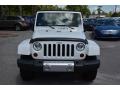 2013 Bright White Jeep Wrangler Sahara 4x4  photo #3