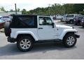 2013 Bright White Jeep Wrangler Sahara 4x4  photo #4