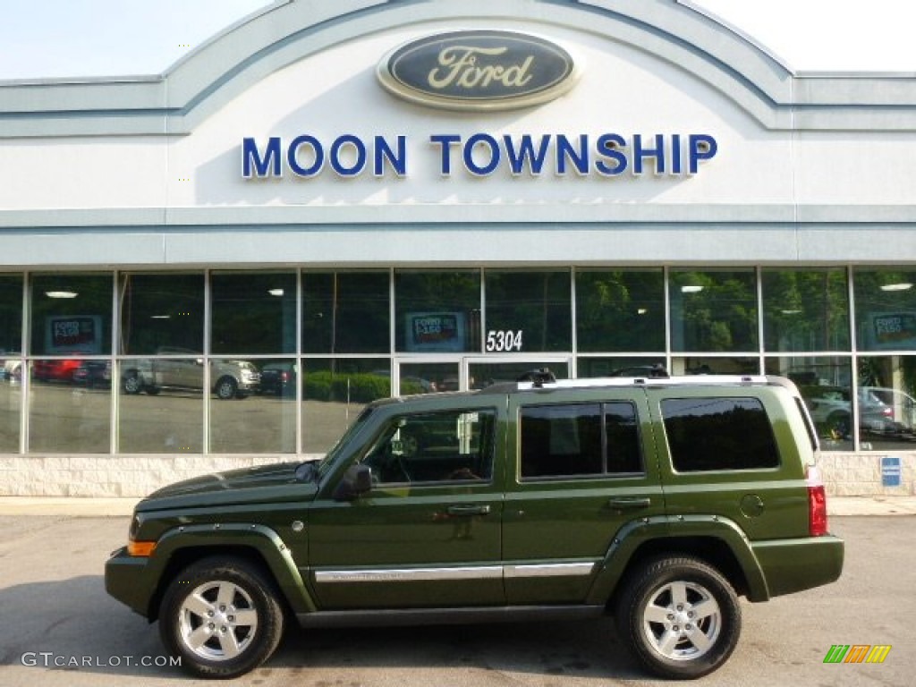 2007 Commander Limited 4x4 - Jeep Green Metallic / Dark Khaki/Light Graystone photo #7