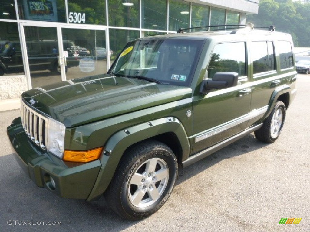 2007 Commander Limited 4x4 - Jeep Green Metallic / Dark Khaki/Light Graystone photo #8