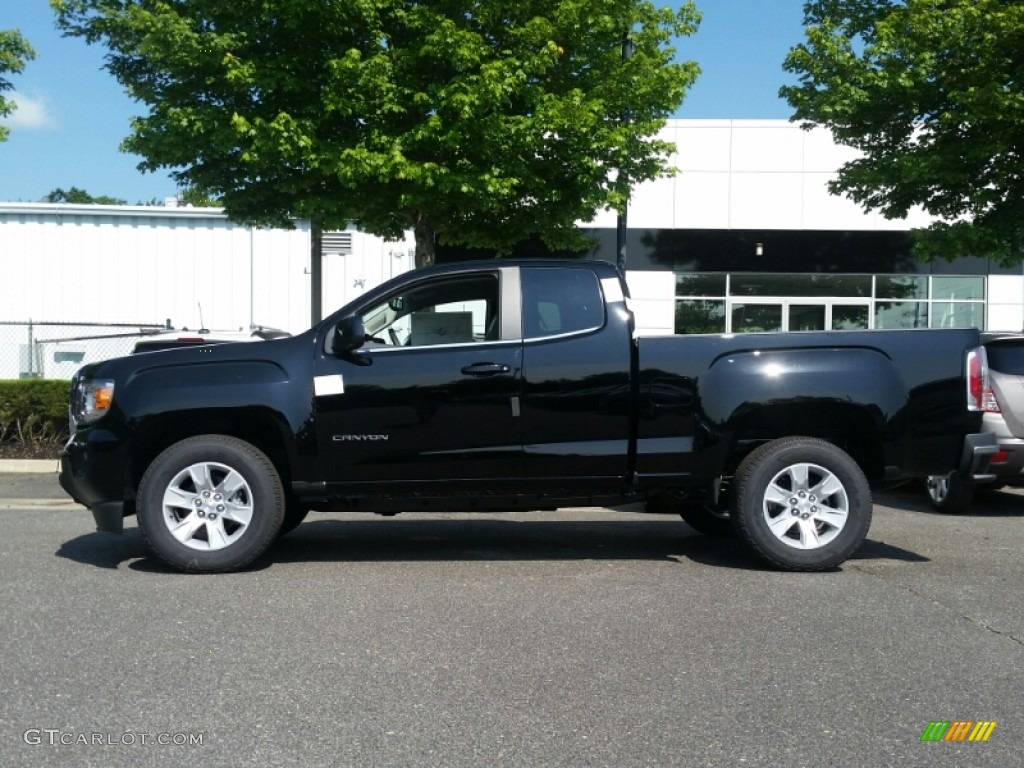 Onyx Black 2015 GMC Canyon SLE Extended Cab Exterior Photo #104712405