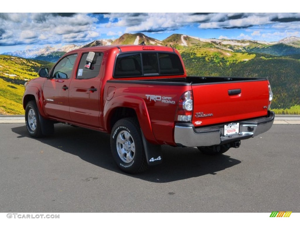 Barcelona Red Metallic 2015 Toyota Tacoma V6 Double Cab 4x4 Exterior Photo #104712798