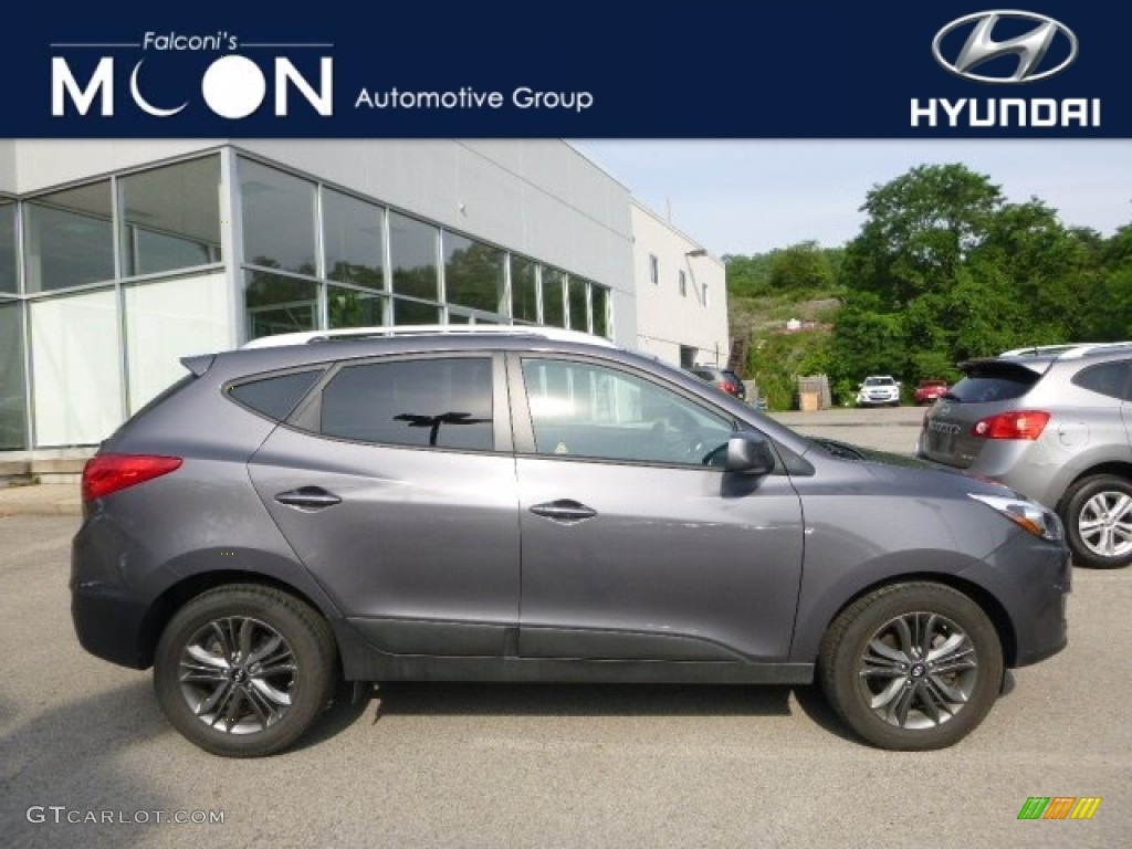 2015 Tucson SE AWD - Shadow Gray / Black photo #1