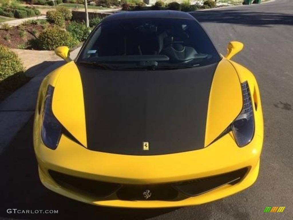 2013 458 Italia - Giallo Modena (Yellow) / Charcoal photo #1