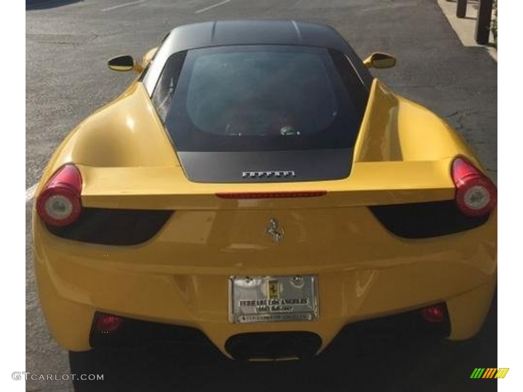 2013 458 Italia - Giallo Modena (Yellow) / Charcoal photo #8