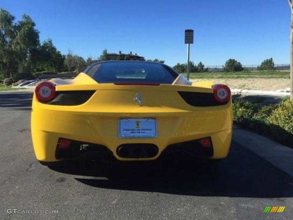 2013 458 Italia - Giallo Modena (Yellow) / Charcoal photo #9