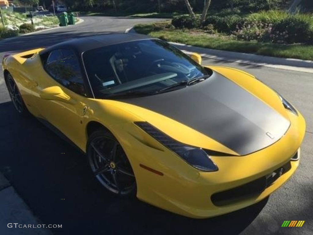 2013 458 Italia - Giallo Modena (Yellow) / Charcoal photo #10