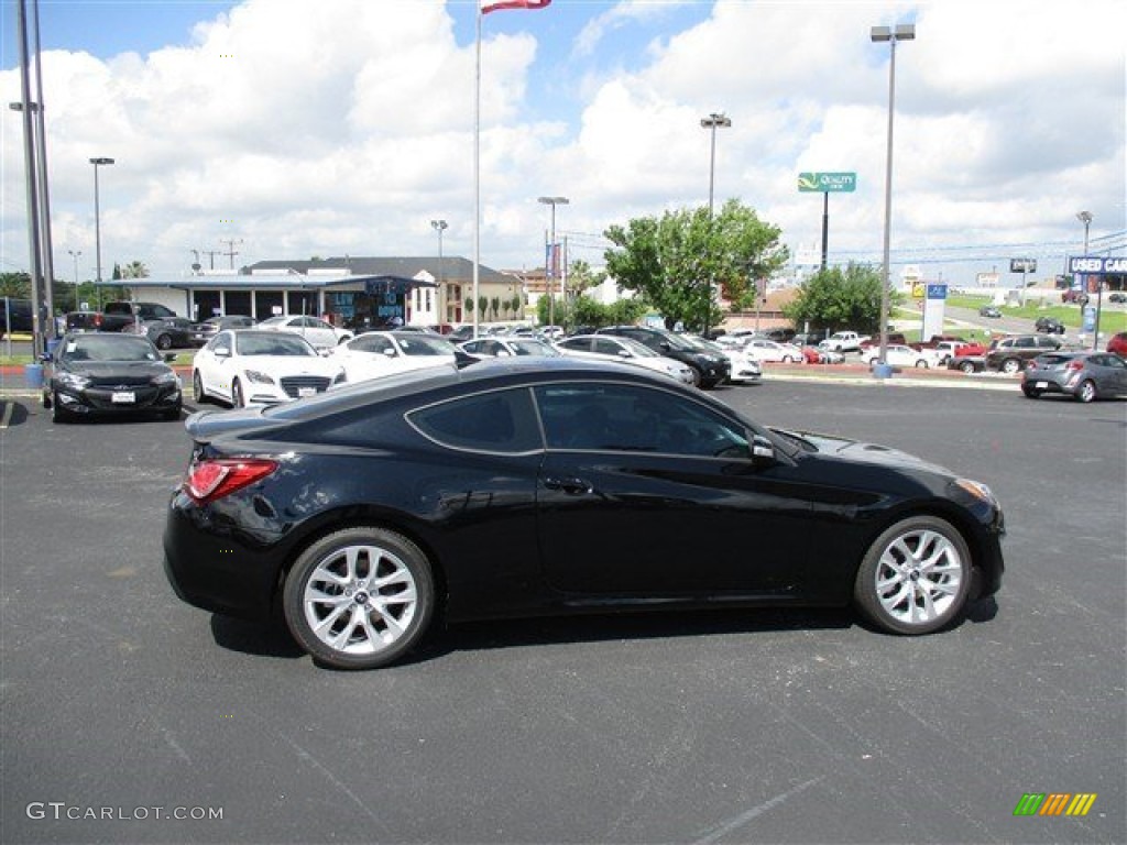 2015 Genesis Coupe 3.8 - Caspian Black / Black photo #9