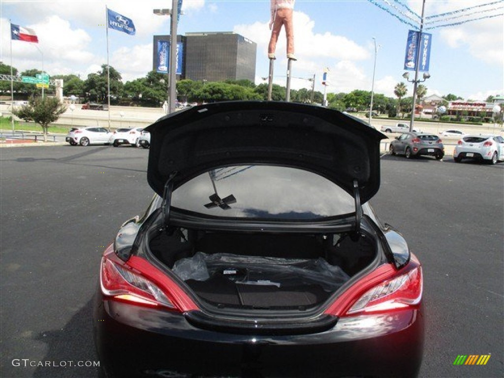 2015 Genesis Coupe 3.8 - Caspian Black / Black photo #10