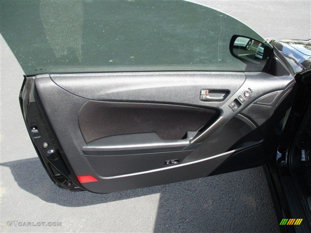 2015 Hyundai Genesis Coupe 3.8 Black Door Panel Photo #104719940