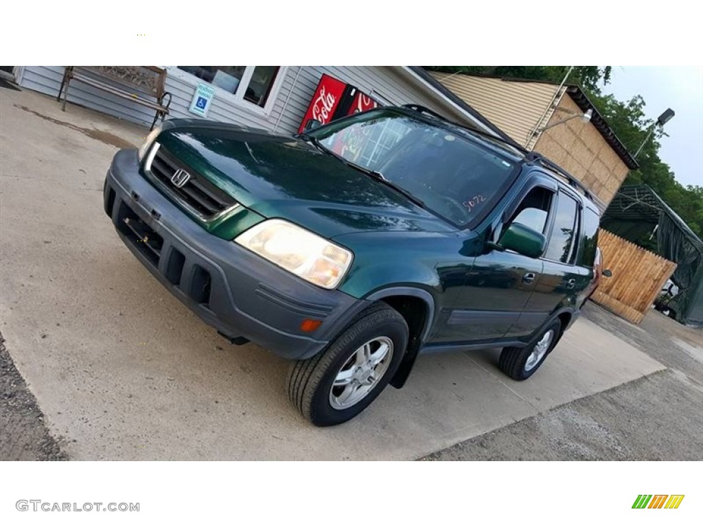 1999 CR-V EX 4WD - Clover Green Pearl / Charcoal photo #1