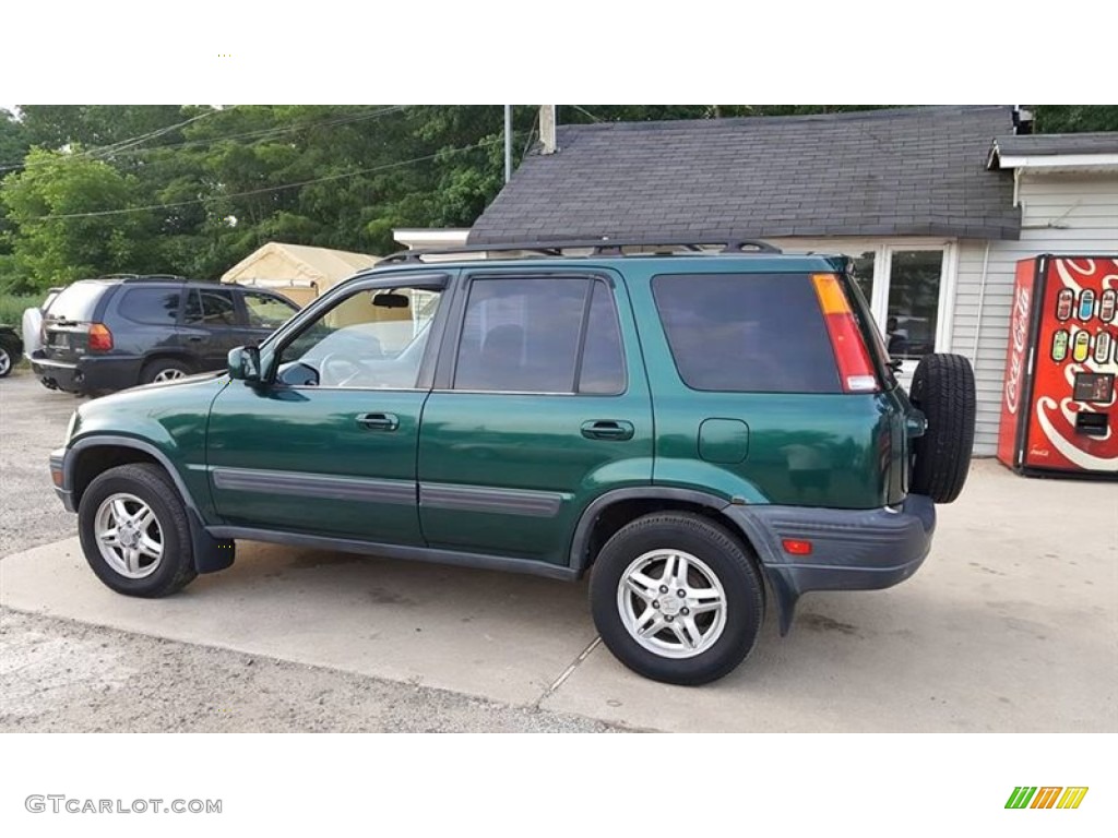 1999 CR-V EX 4WD - Clover Green Pearl / Charcoal photo #3