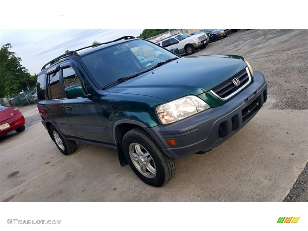 1999 CR-V EX 4WD - Clover Green Pearl / Charcoal photo #7