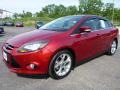 Ruby Red 2013 Ford Focus Titanium Sedan Exterior
